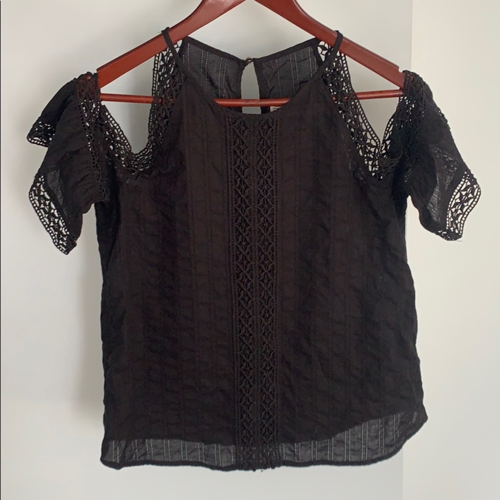 Airy crochet top
